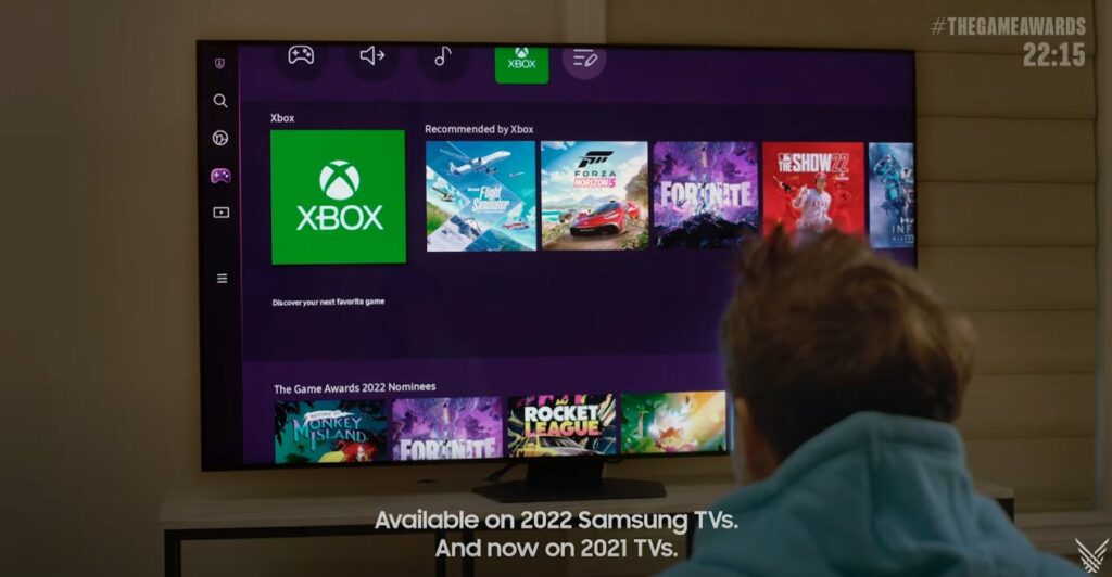 Xbox Game Pass Samsung TV Announcement Ninja