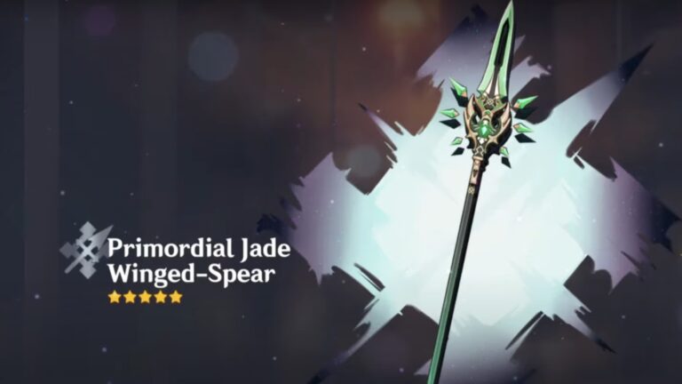 Genshin Impact ‘Primordial Jade Winged-Spear’ Weapon Guide: Where to get, stats, effects, ascension materials, and recommended characters