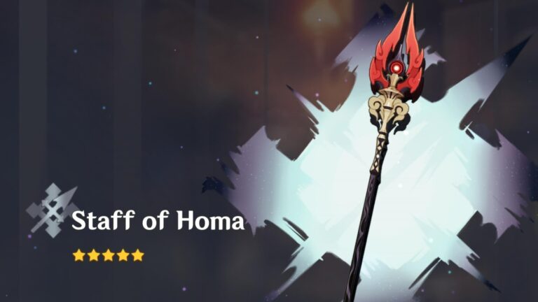 Genshin Impact ‘Staff of Homa’ Weapon Guide: Where to get, stats, effects, ascension materials, and recommended characters