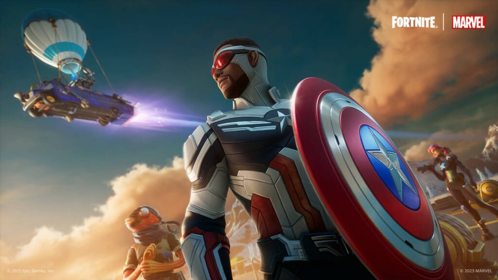 Fortnite - Captain America Sam Wilson - BriteStar - Loading Screen