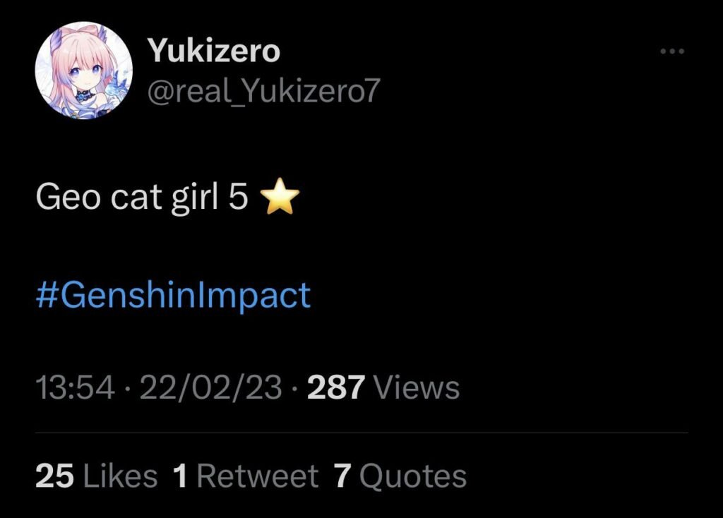 Genshin Impact - Geo Neko Girl leaked to be a 5-star character - Yukizero