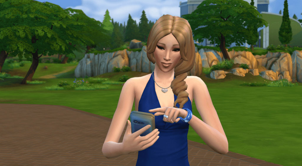 The Sims 4 phone
