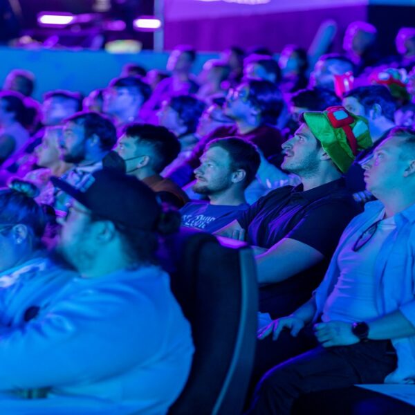 The crowd during the 2023 LCS Spring Split day fifteen