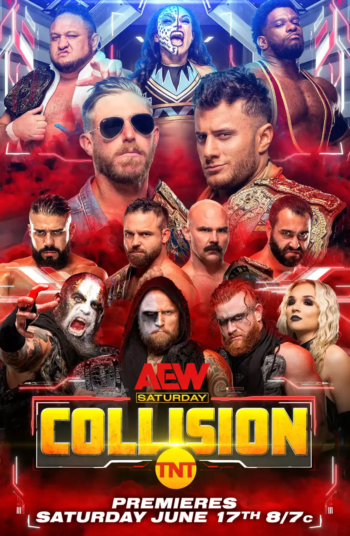 Aew Collision Debut Poster