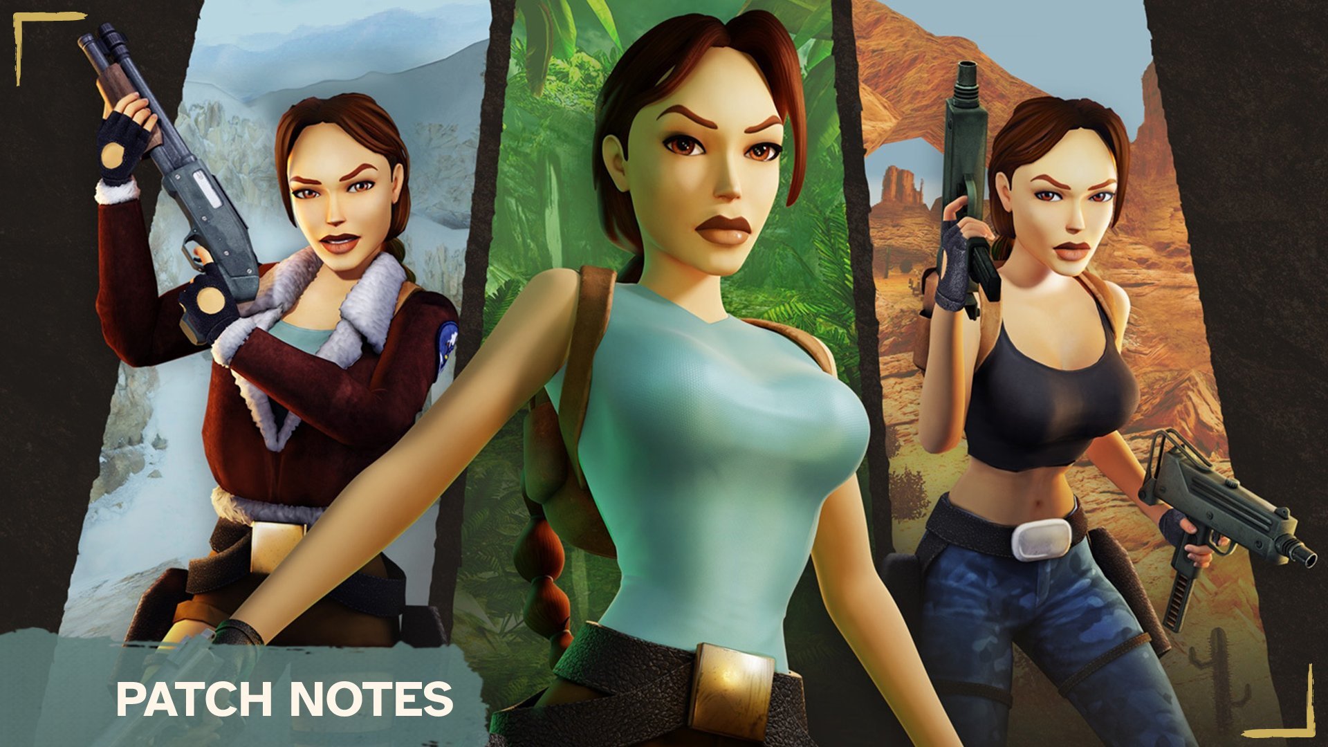 Tomb Raider 1-3 Remastered Patch Notes Key Art